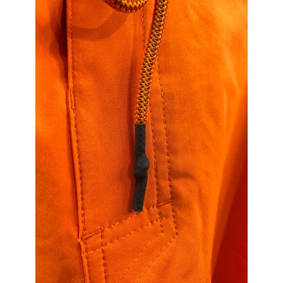 No Boundaries Orange Surf Shorts – Men’s 38– Zip Pocket – Drawstring Waist - Picture 6 of 8